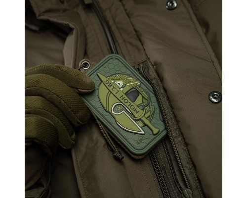 M-TAC НАШИВКА MOLON LABE ACE 3D PVC OLIVE