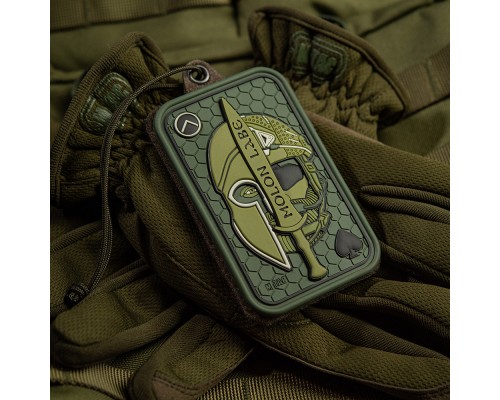 M-TAC НАШИВКА MOLON LABE ACE 3D PVC OLIVE