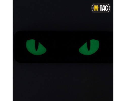 M-TAC НАШИВКА CAT EYES LASER CUT BLACKСВЕТОНАКОПИТЕЛЬ