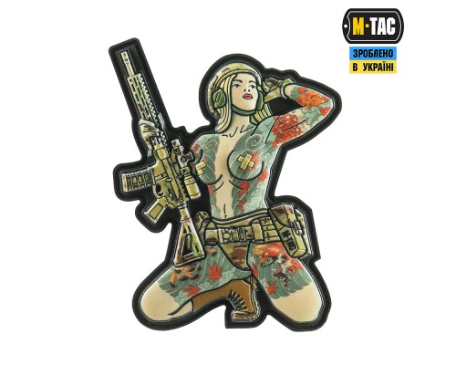 M-TAC НАШИВКА TACTICAL GIRL №1 ЯКУДЗА PVC MC