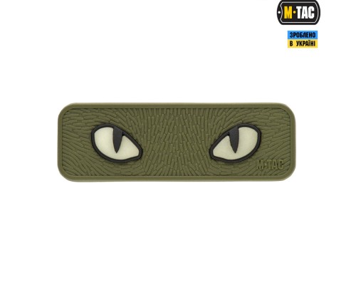 M-TAC НАШИВКА CAT EYES 3D ПВХ OLIVE