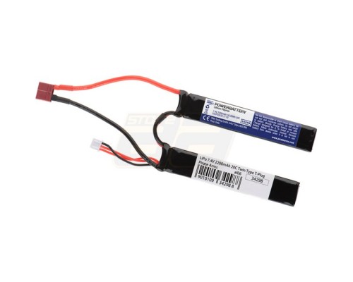 Аккумулятор Pirate Arms LiPo 7.4V 2200mAh 20C Twin Type