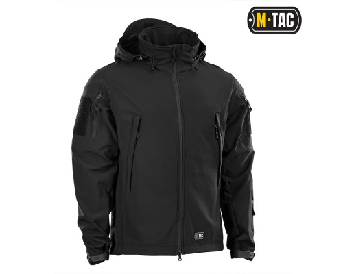 M-TAC КУРТКА SOFT SHELL BLACK