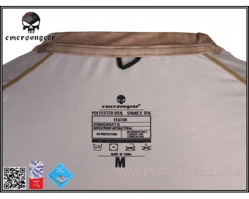 Футболка EMERSON Skin Tight Base Layer Camo Running Shirt Atacs FG