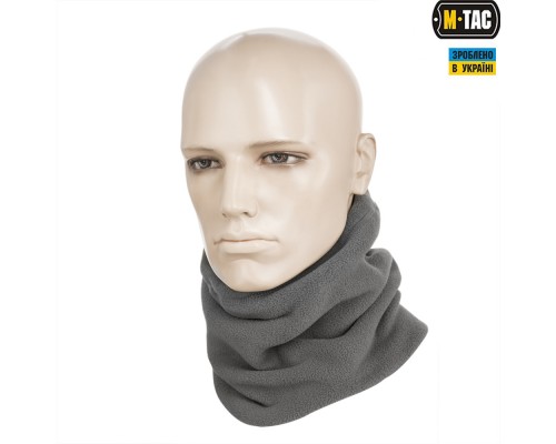 M-TAC ШАРФ-ТРУБА С ЗАТЯЖКОЙ ФЛИС (260ГМ2) СЕРЫЙ