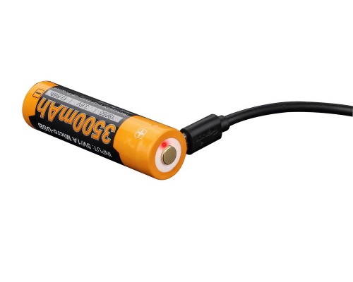 Аккумулятор 18650 Fenix 3500 mAh ARB-L18-3500U micro usb зарядка
