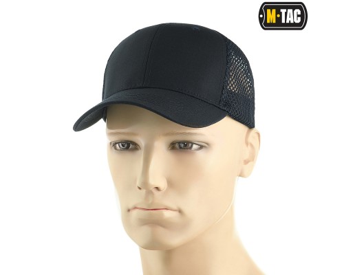 M-TAC БЕЙСБОЛКА С СЕТКОЙ FLEX РИП-СТОП DARK NAVY BLUE