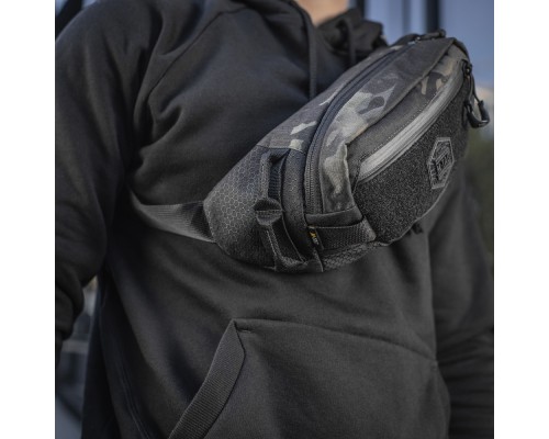 M-TAC СУМКА WAIST BAG ELITE HEX MULTICAM BLACK/BLACK