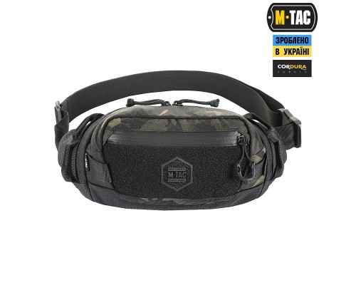 M-TAC СУМКА WAIST BAG ELITE HEX MULTICAM BLACK/BLACK
