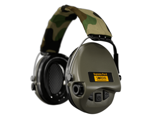 Активные наушники Sordin Supreme Pro-X Green Camo