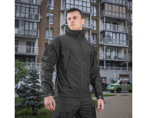 M-TAC КУРТКА SOFT SHELL BLACK