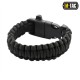 M-TAC БРАСЛЕТ ПАРАКОРД С ИСКРОВЫСЕКАТЕЛЕМ И СВИСТКОМ BLACK