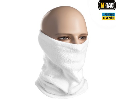 M-TAC ШАРФ-ТРУБА С ЗАТЯЖКОЙ ФЛИС (260ГМ2) БЕЛЫЙ