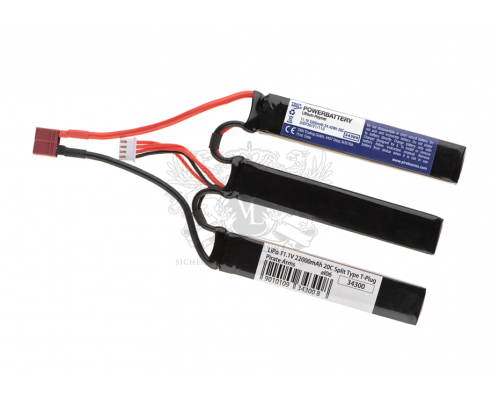 Аккумулятор Pirate Arms LiPo 11.1V 2200mAh 20C Split Type T-Plug