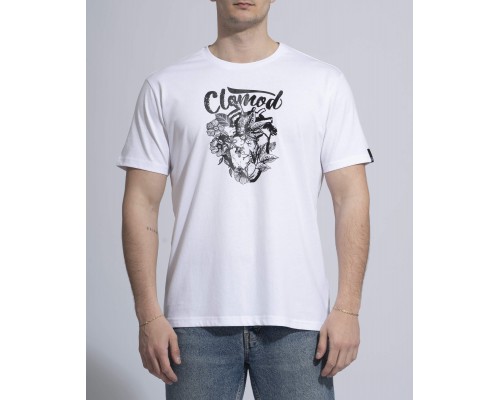 Футболка CLOMOD T-SHIRT "FLOWER HEART" White
