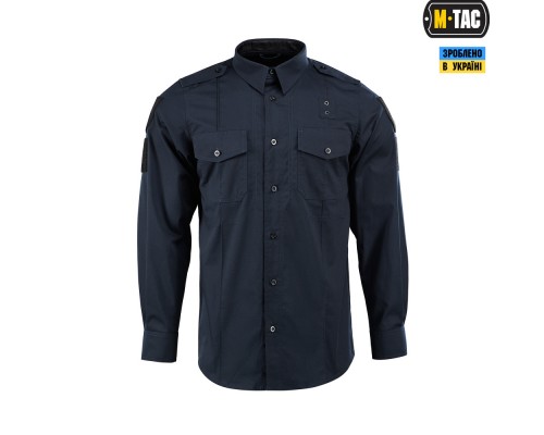 M-TAC РУБАШКА POLICE LIGHTWEIGHT FLEX РИП-СТОП DARK NAVY BLUE