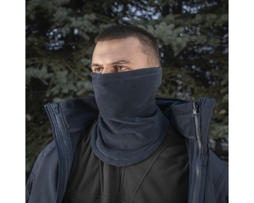 M-TAC ШАРФ-ТРУБА АНАТОМИЧЕСКИЙ С ЗАТЯЖКОЙ POLARTEC DARK NAVY BLUE