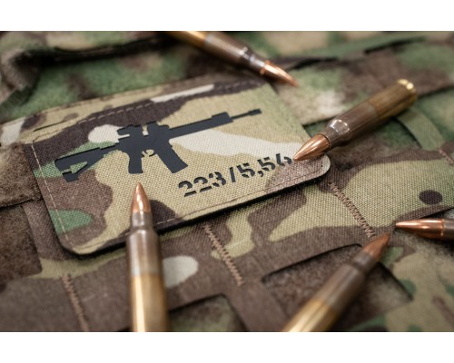 M-TAC НАШИВКА AR-15 2235,56 LASER CUT MULTICAMBLACK