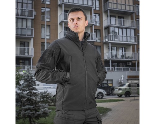 M-TAC КУРТКА SOFT SHELL BLACK