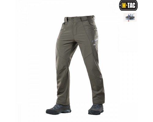 M-TAC БРЮКИ SOFT SHELL WINTER OLIVE