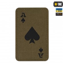 M-TAC НАШИВКА ACE OF SPADES LASER CUT RANGER GREENBLACK