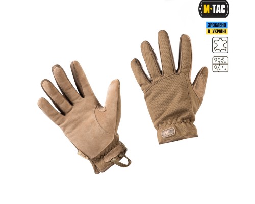 M-TAC ПЕРЧАТКИ SCOUT TACTICAL COYOTE