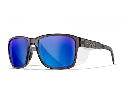 Очки WILEY X TREK CAPTIVATE™ Polarized Blue Mirror Gloss Crystal Dark Grey