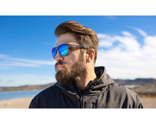 Очки WILEY X TREK CAPTIVATE™ Polarized Blue Mirror Gloss Crystal Dark Grey