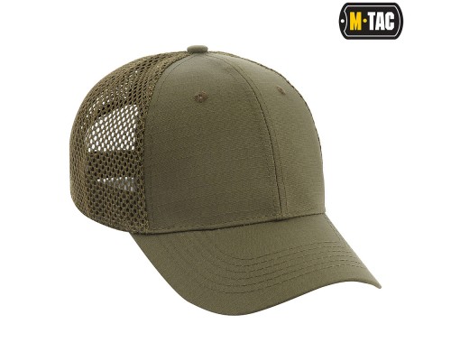 M-TAC БЕЙСБОЛКА С СЕТКОЙ FLEX РИП-СТОП DARK OLIVE