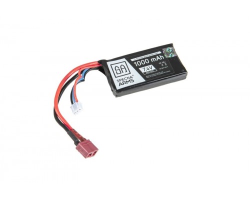 Аккумулятор LiPo 7,4V 1000mAh 30/60C (PEQ) Battery - T-Connect (Deans)
