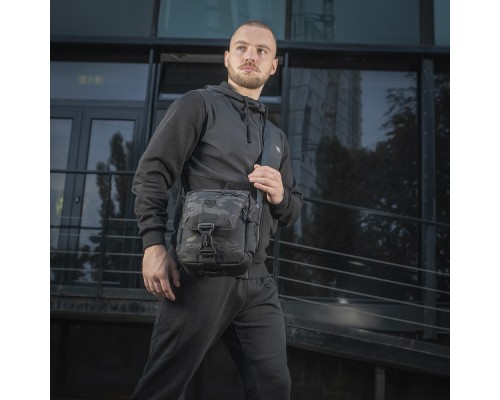 M-TAC СУМКА SATELLITE MAGNET BAG ELITE HEX MULTICAM BLACK/BLACK