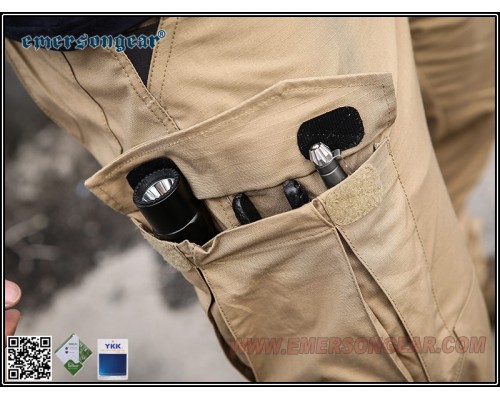 Тактические штаны Emersongear Blue Label Ergonomic Fit Long Khaki