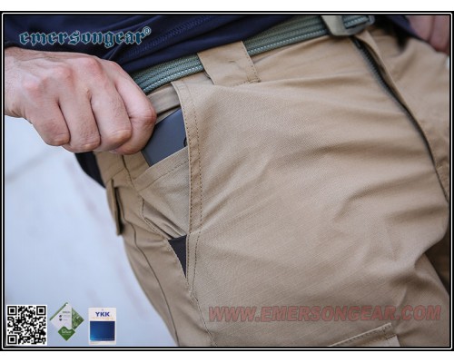 Тактические штаны Emersongear Blue Label Ergonomic Fit Long Khaki
