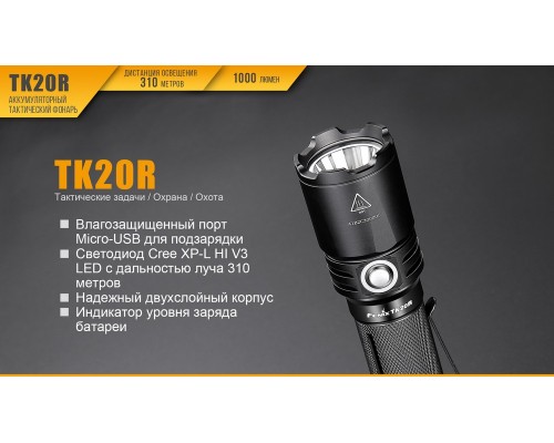 Фонарь ручной Fenix TK20R
