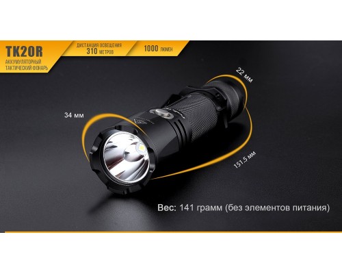 Фонарь ручной Fenix TK20R