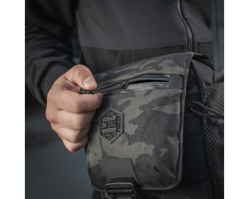 M-TAC СУМКА SATELLITE MAGNET BAG ELITE HEX MULTICAM BLACK/BLACK