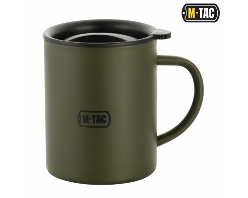 M-TAC ТЕРМОКРУЖКА 400 МЛ С КРЫШКОЙ ОЛИВА