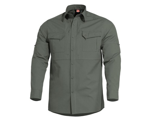 Рубашка PLATO SHIRT Camo Green