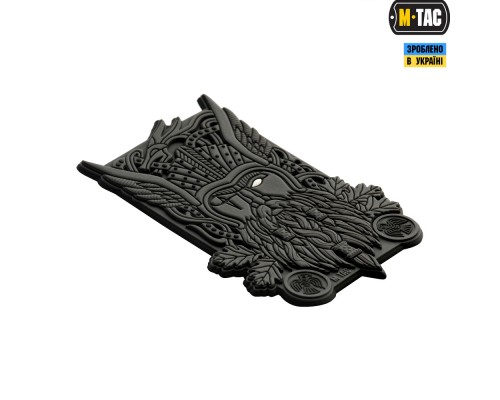 M-TAC НАШИВКА ODIN 3D PVC DARK GREY