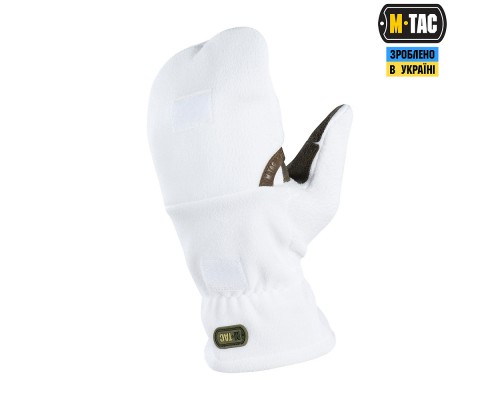 M-TAC ПЕРЧАТКИ БЕСПАЛЫЕ С КЛАПАНОМ WINTER 270 WHITE
