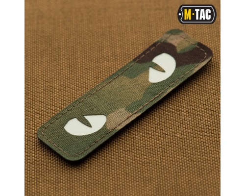 M-TAC НАШИВКА CAT EYES LASER CUT MULTICAMСВЕТОНАКОПИТЕЛЬ
