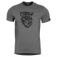Футболка CLOMOD T-SHIRT "FLOWER HEART" Wolf Grey