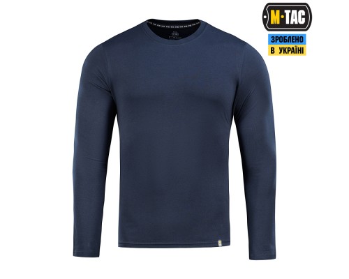 M-TAC ФУТБОЛКА ДЛИННЫЙ РУКАВ 93/7 DARK NAVY BLUE