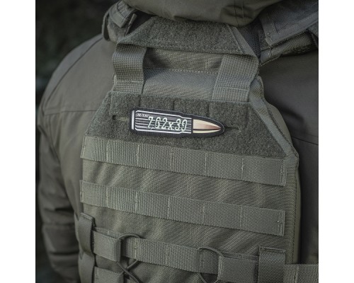 M-TAC НАШИВКА 7,62X39 AMMO BLACK/GID
