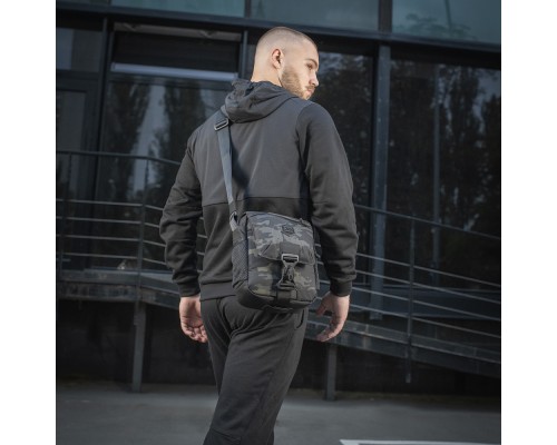 M-TAC СУМКА SATELLITE MAGNET BAG ELITE HEX MULTICAM BLACK/BLACK