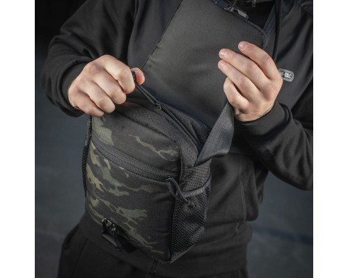 M-TAC СУМКА SATELLITE MAGNET BAG ELITE HEX MULTICAM BLACK/BLACK
