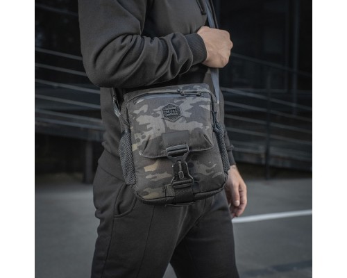M-TAC СУМКА SATELLITE MAGNET BAG ELITE HEX MULTICAM BLACK/BLACK