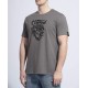 Футболка CLOMOD T-SHIRT "FLOWER HEART" Wolf Grey