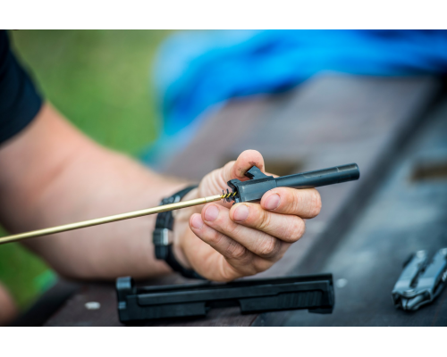 Набор для чистки пистолета Pistol Cleaning Kit for .38 / 9mm - Copper - Black