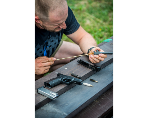 Набор для чистки пистолета Pistol Cleaning Kit for .38 / 9mm - Copper - Black